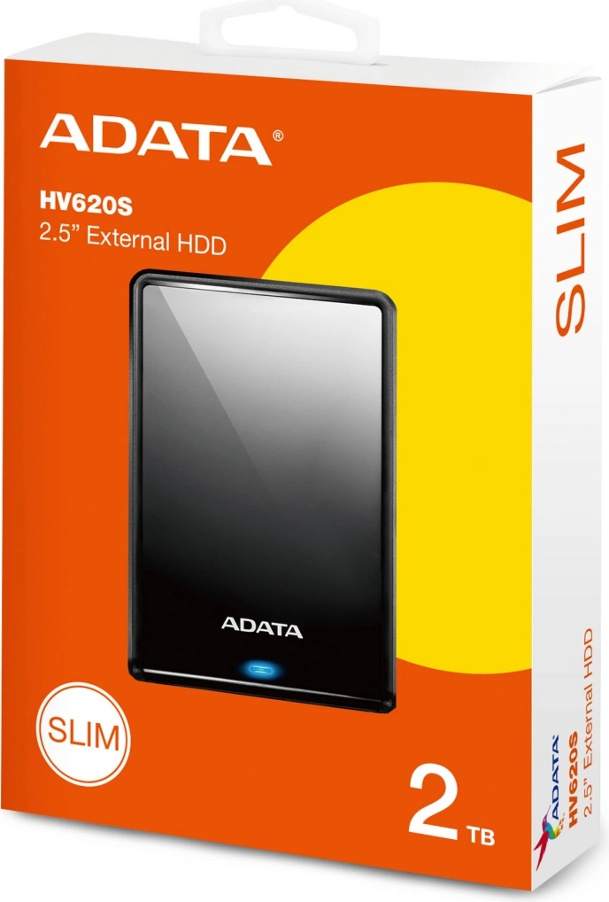 ADATA Technology HV620S 外付けハードドライブ 1TB ブラック AHV620S-1TU3-CBK ADATA Technology HV620S 外付けハードドライブ 2TB ブラック AHV620S