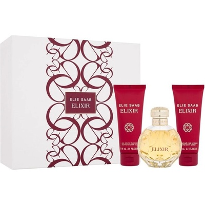 Elie Saab Elixir Darčeková sada dámska EDP 100 ml, telové mlieko 75 ml a sprchový gél 75 ml