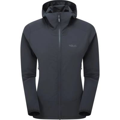 Rab Дамско софтшел яке Rab Women's Borealis Hoody Softshell jacket - Beluga - размер 38 (EU) (103-2527-0112)