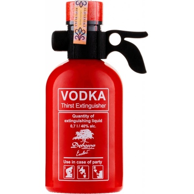 Dębowa 40% 0,7 l (dárkové balení hasicí přístroj)