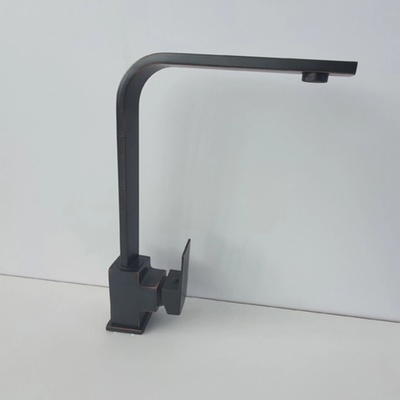 Fildişi Смесител за кухня в черен мат с медни отенъци Лили 547