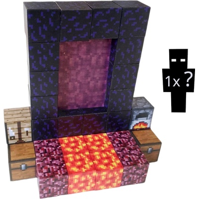 Toybit Magnetická stavebnice Minecraft Portál 32ks