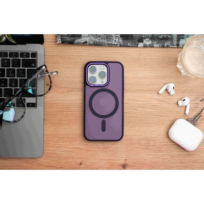 Swissten Magsafe Flex Pro iPhone 15 - fialové
