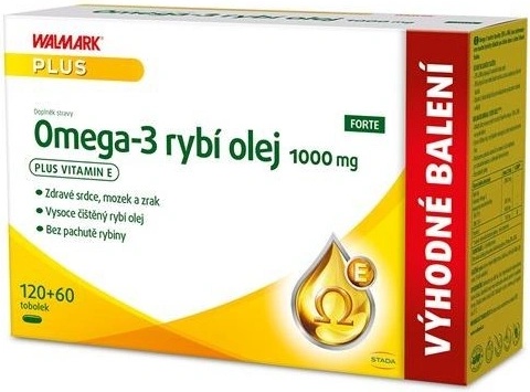 Tohle je absolutní vítěz srovnávacího testu - produkt Walmark Omega 3 rybí olej 1000 mg 180 tablet