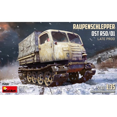 MiniArt Raupenschlepper Ost RSO/01 w/ Wooden Shelter 1:35