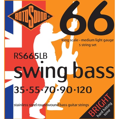 Rotosound RS 665 LB Струни за 5-струнна бас китара