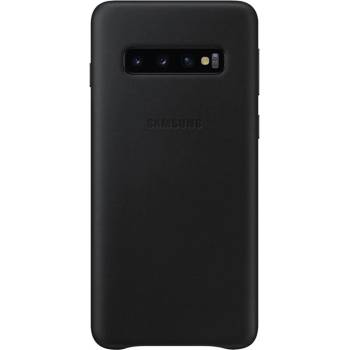 Image 1 of Samsung Оригинален гръб Leather Cover за Samsung Galaxy S10 - Черен