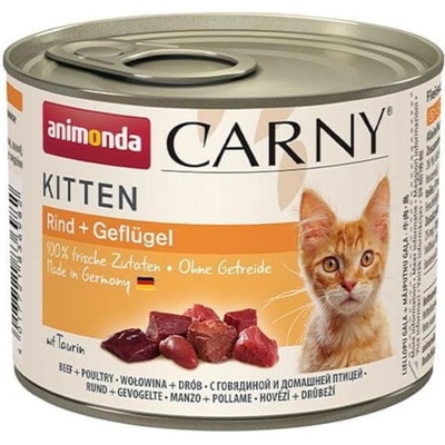 Animonda Carny Kitten hovädzie a kura 200 g