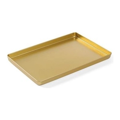 Hendi 808559 Cukrárska tácka na vystavenie produktov 30x20x2 cm zlatá
