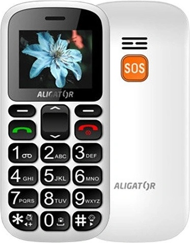 ALIGATOR A321 Senior bílo-šedá