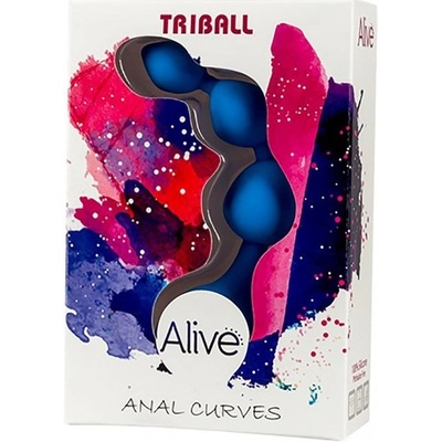Alive Triball Pink Silicone Anal Balls 15 Cm
