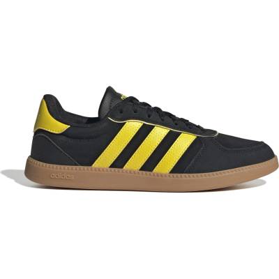 adidas Дамски маратонки Adidas Breaknet Sleek Suede Trainers Womens - Blk/Yellow/Gum