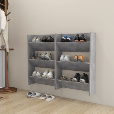 VidaXL betonově šedý 60 x 18 x 90 cm 806768