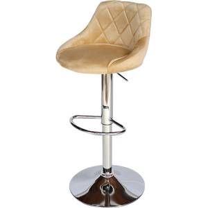 Bogdan Furniture Am Бар стол Калипсо-16 кадифе капучино