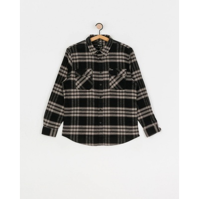 Brixton Bowery Flannel Ls black/charcoal