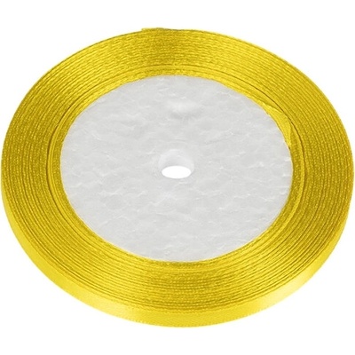 Bellatex Stuha saténová 6 mm/ 22,5 m Žlutá