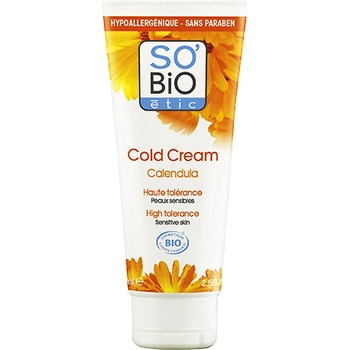 So´Bio Bio Cold Cream pro citlivou pleť calendula 75 ml