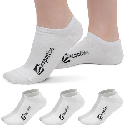 inSPORTline Silvatic Ankle AG+ antibakteriálne 3 páry biela