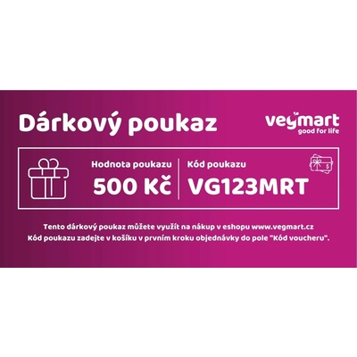 Dárkový poukaz 500 Kč