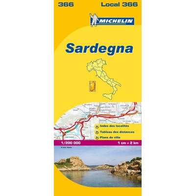Michelin vydavatelství mapa Sardegna 1:200 t.