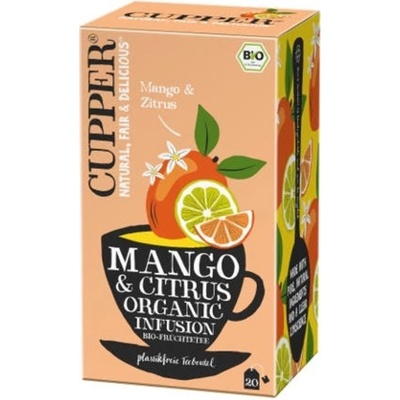 Cupper BIO Mango Citrus 20 ks