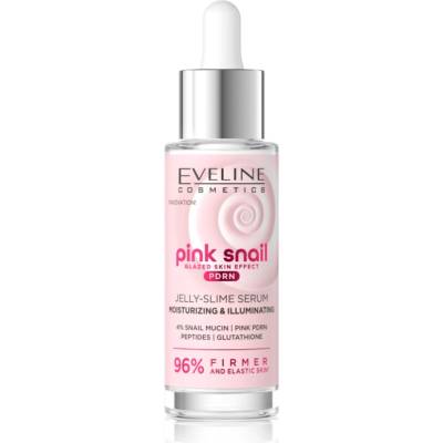 Eveline Cosmetics Pink Snail Glazed Skin Effect озаряващ серум за лице 30ml