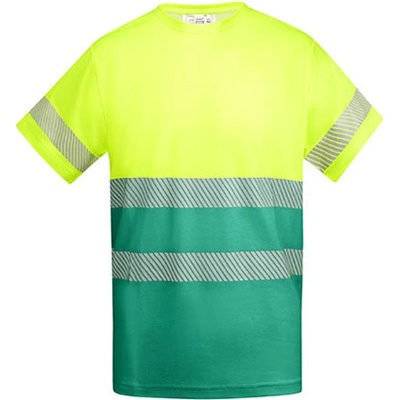 Roly Tauri pánske reflexné tričko HV9317 Garden Green L