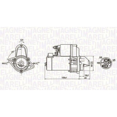 Startér MAGNETI MARELLI 063721257010