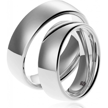 Blink Blink Klasické svadobné obrúčky platinové 6006 PRB