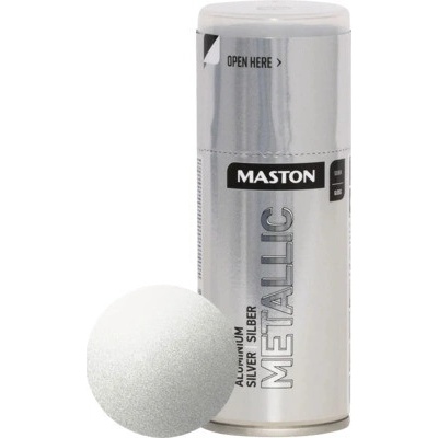 Maston METALLIC strieborná 150 ml