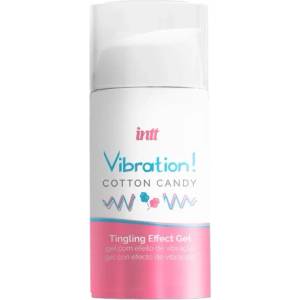 Intt Cosmetics Течен "вибратор" Intt Vibration! Захарен памук 15 мл