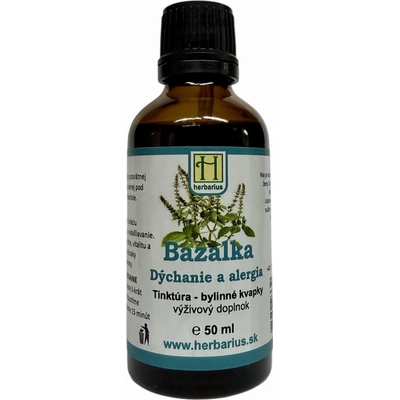Bylinné kapky Bazalka posvätná Tulsí 50 ml