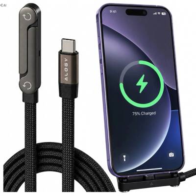 Swissten 71551072 lcd usb-a / usb-c 1,5m