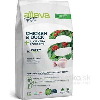 Alleva Holistic Puppy Mini Chicken and Duck 2 kg