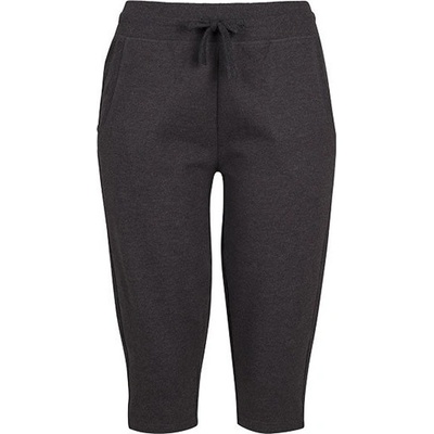 Build Your Brand Dámske 3/4 tepláky BY067 Charcoal Heather