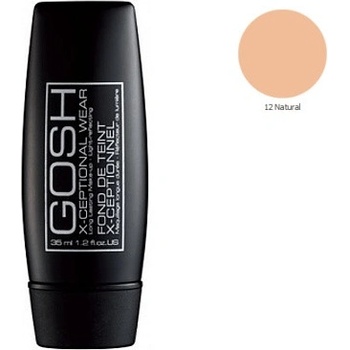 Gosh X-Ceptional Wear make-up jemný make-up Natural 12 35 ml