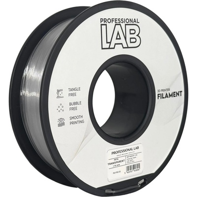 Professional Lab FG-P32-E1, 3D филамент, PETG, 1, 75mm, 1000g, Прозрачен (Transparent) (FG-P32-E1)