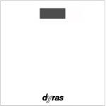 dyras Лични везни dyras ps-2013wh lcd стъкло бяло dyr ps-2013wh (dyr ps-2013wh)