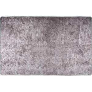 vidaXL Килим, миещ се, 80x150 см, сив (337958)