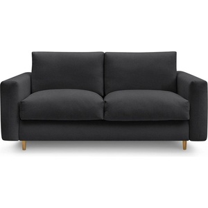 Bobochic Черен диван за ежедневно спане/сгъваем 200 cm Cocoone - Bobochic Paris (WT-COCE-3R---W_1 P1541 N.ZD)