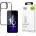 3mk Protection 3mk Satin Armor Case+ за iPhone 16 Pro Max - прозрачен с черна рамка (5903108586566)