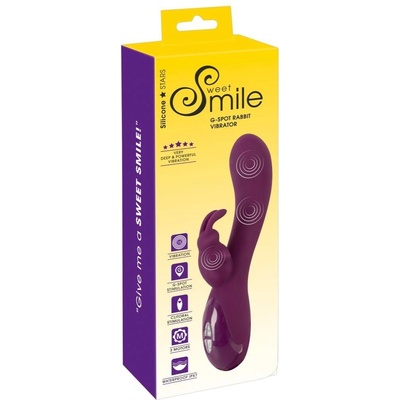 Sweet Smile G-spot Rabbit Vibrator 3 Motors Purple