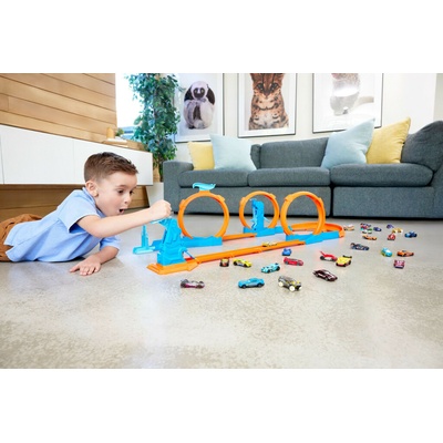 Hot Wheels Creator dráha trojitá smyčka JDW39