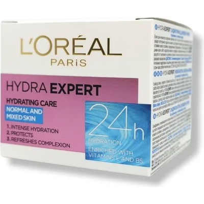 L'Oréal крем за лице, Hydra expert, Нормална към смесена кожа, 50мл