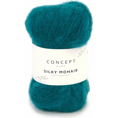 SILKY MOHAIR Katia Farby SILKY MOHAIR: 126 petrol