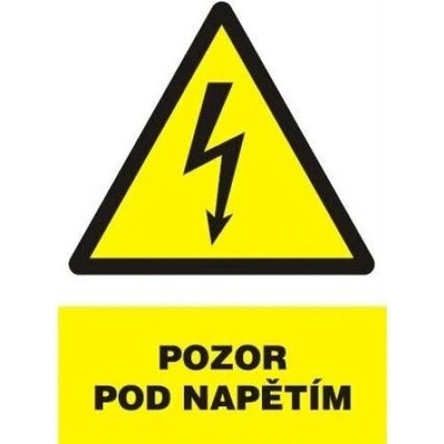A Perfekt Značka pozor pod napětím 60x70 mm
