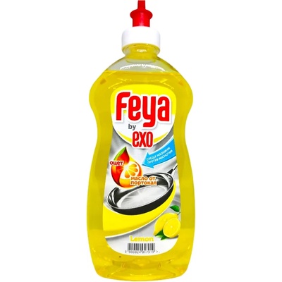 Feya препарат за ръчно измиване на съдове, Лимон, 400мл