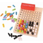 Bigjigs Toys -Дървена игра Бикове и крави