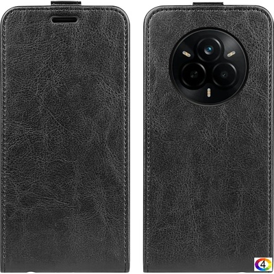 realme 14 Pro 5G Flip3 Кожен Калъф2 и Скрийн Протектор