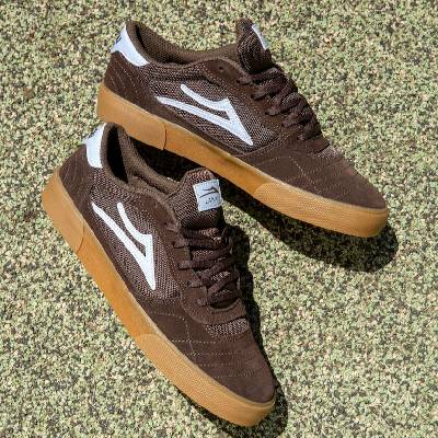 Lakai Cambridge Chocolate/Light Blue UV Suede